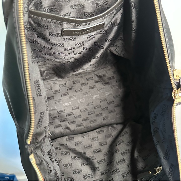 Michael Kors Large Canvas Tote Bag Top Zip - Picture 11 of 15